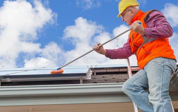 Layer De La Haye soft wash roof cleaning